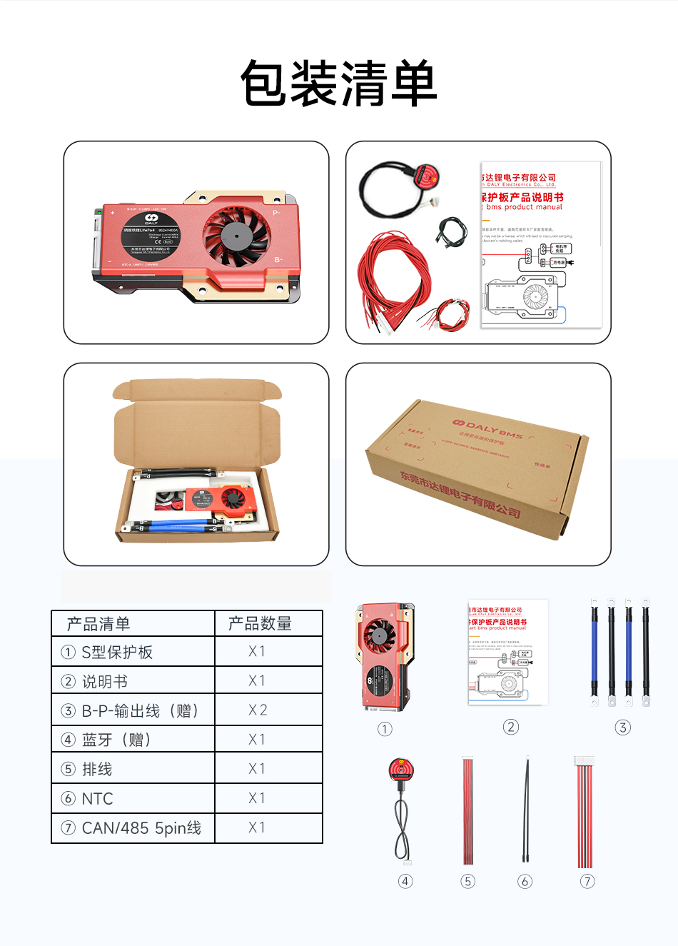 达锂BMS | S系列智能软件保护板｜250A/300A/400A/500A｜防水扩容升级｜三端智控｜3~24S全兼容