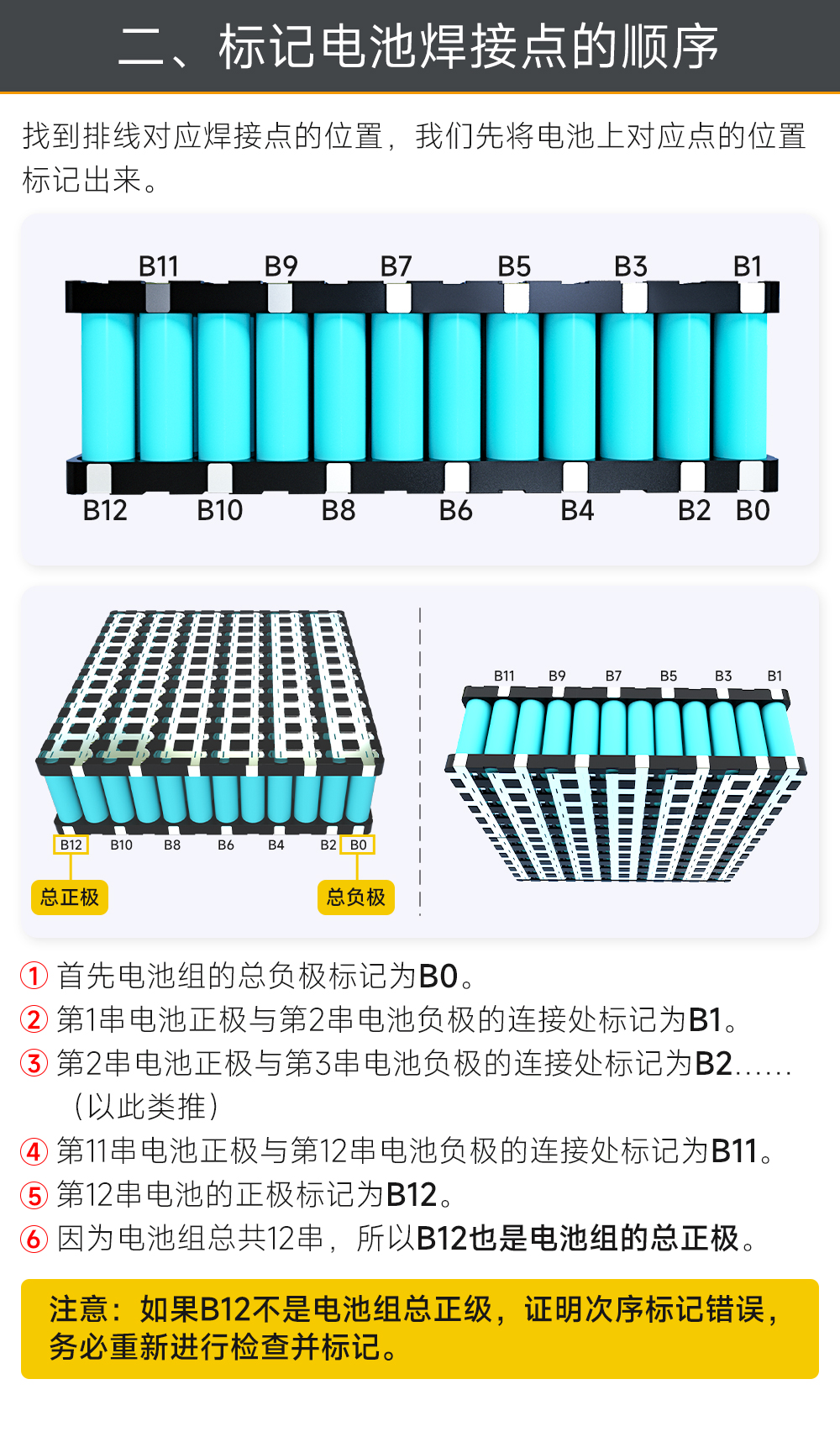 12S BMS接线教程