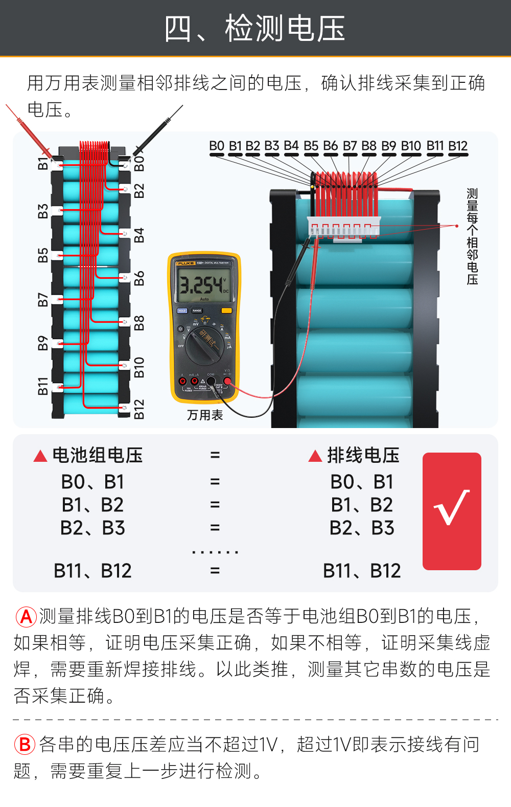 12S BMS接线教程