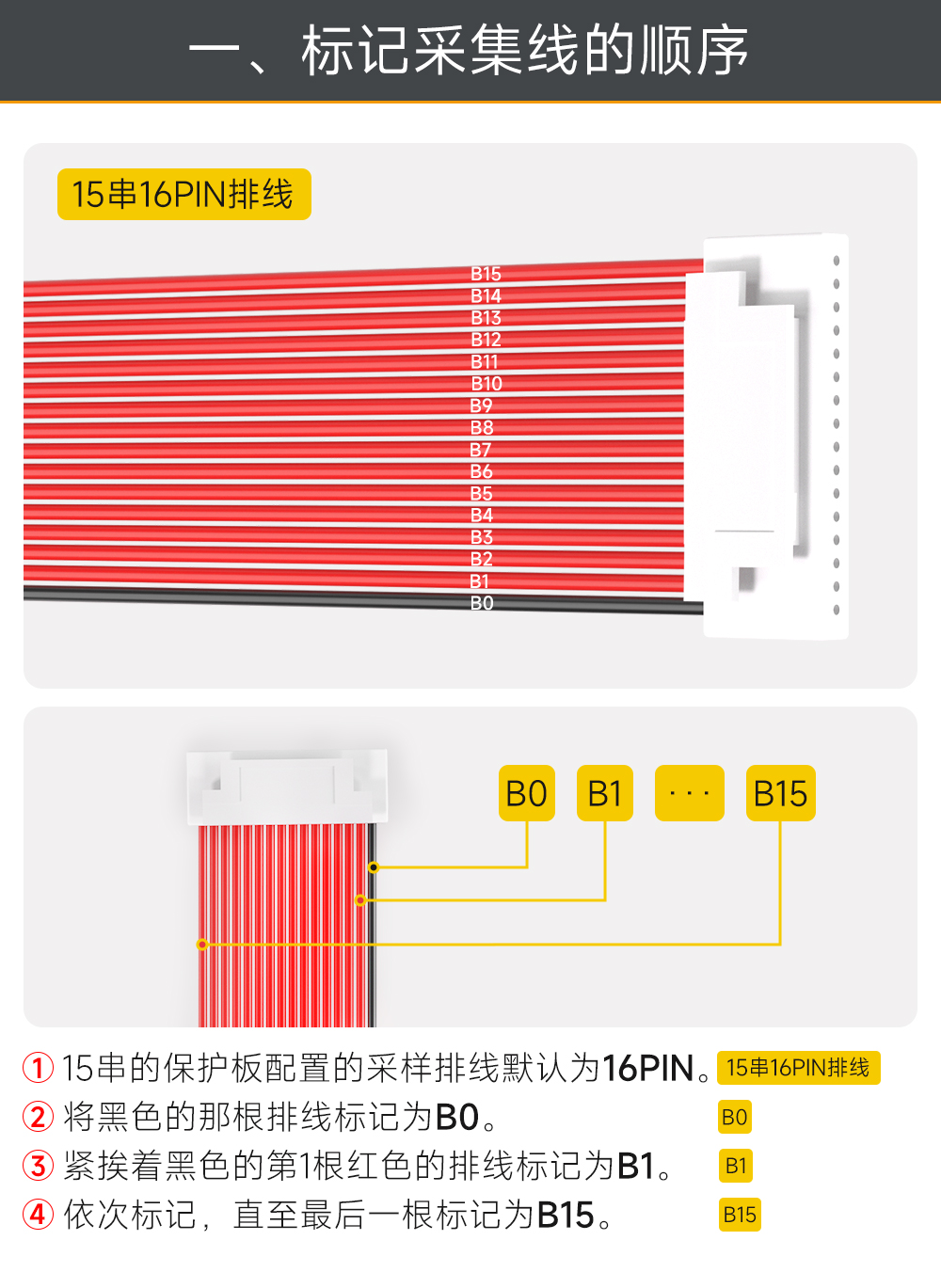 15S BMS接线教程