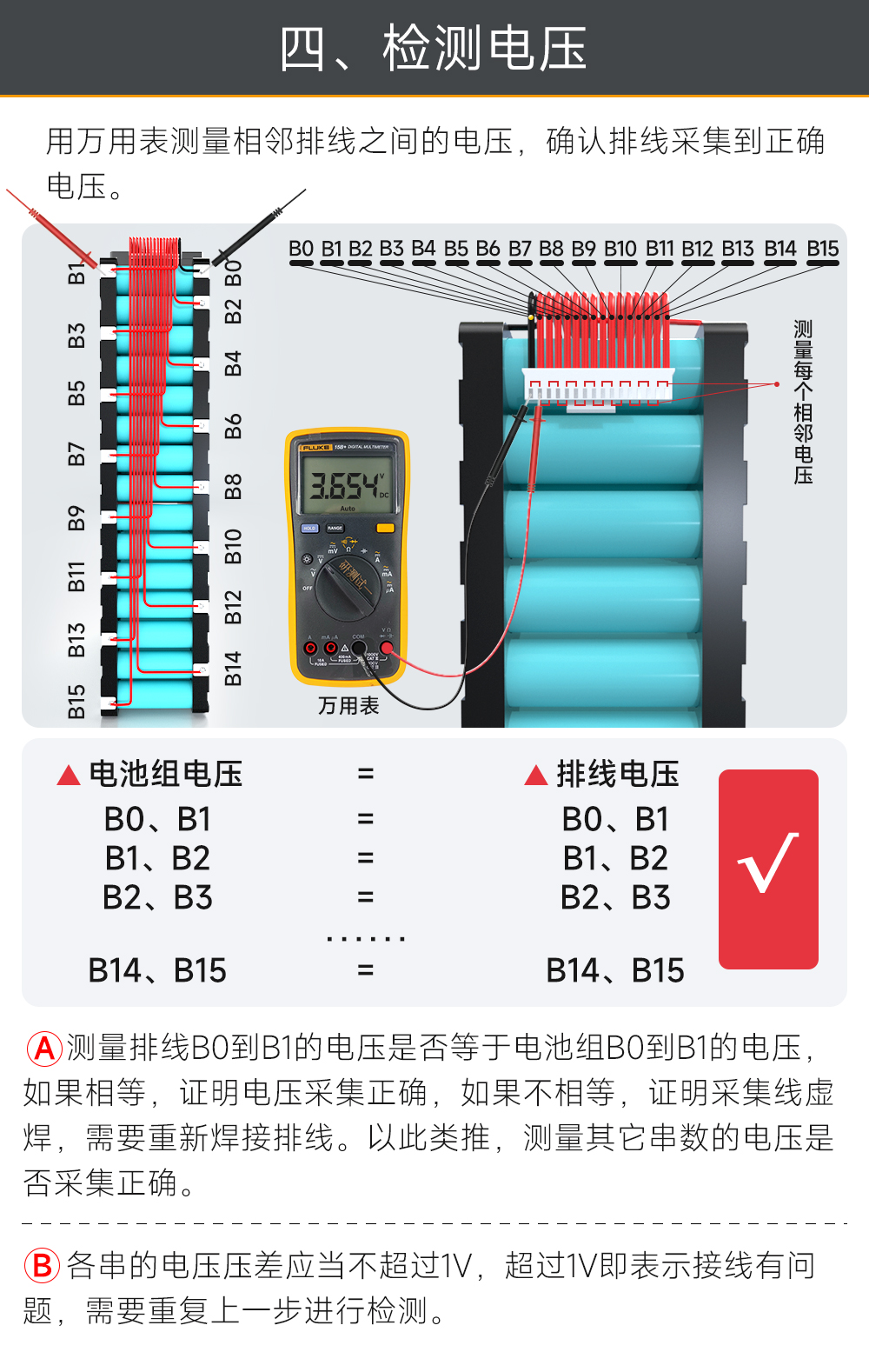 15S BMS接线教程